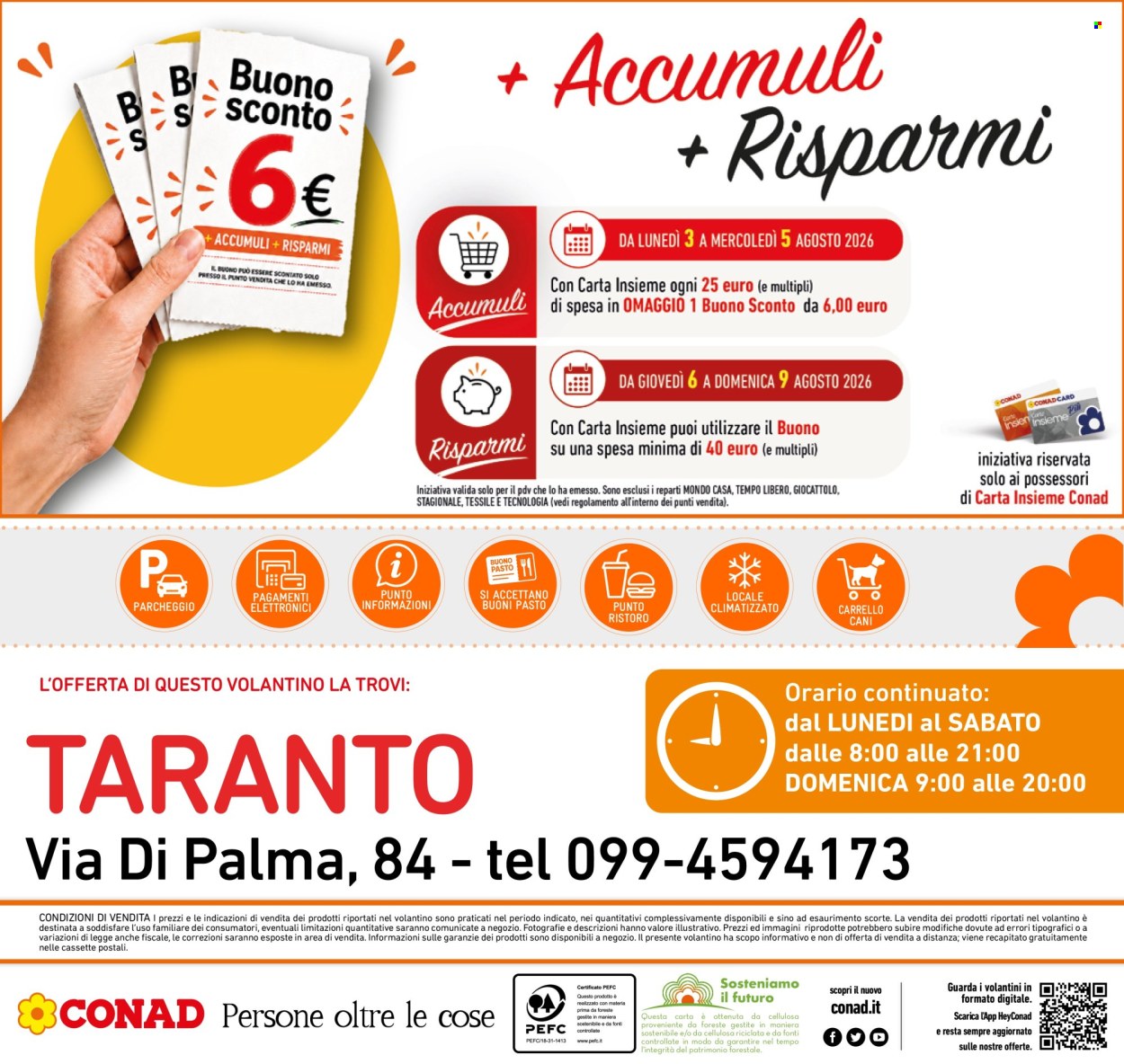 Volantino Conad - 29/7/2026 - 11/8/2026. Pagina 24