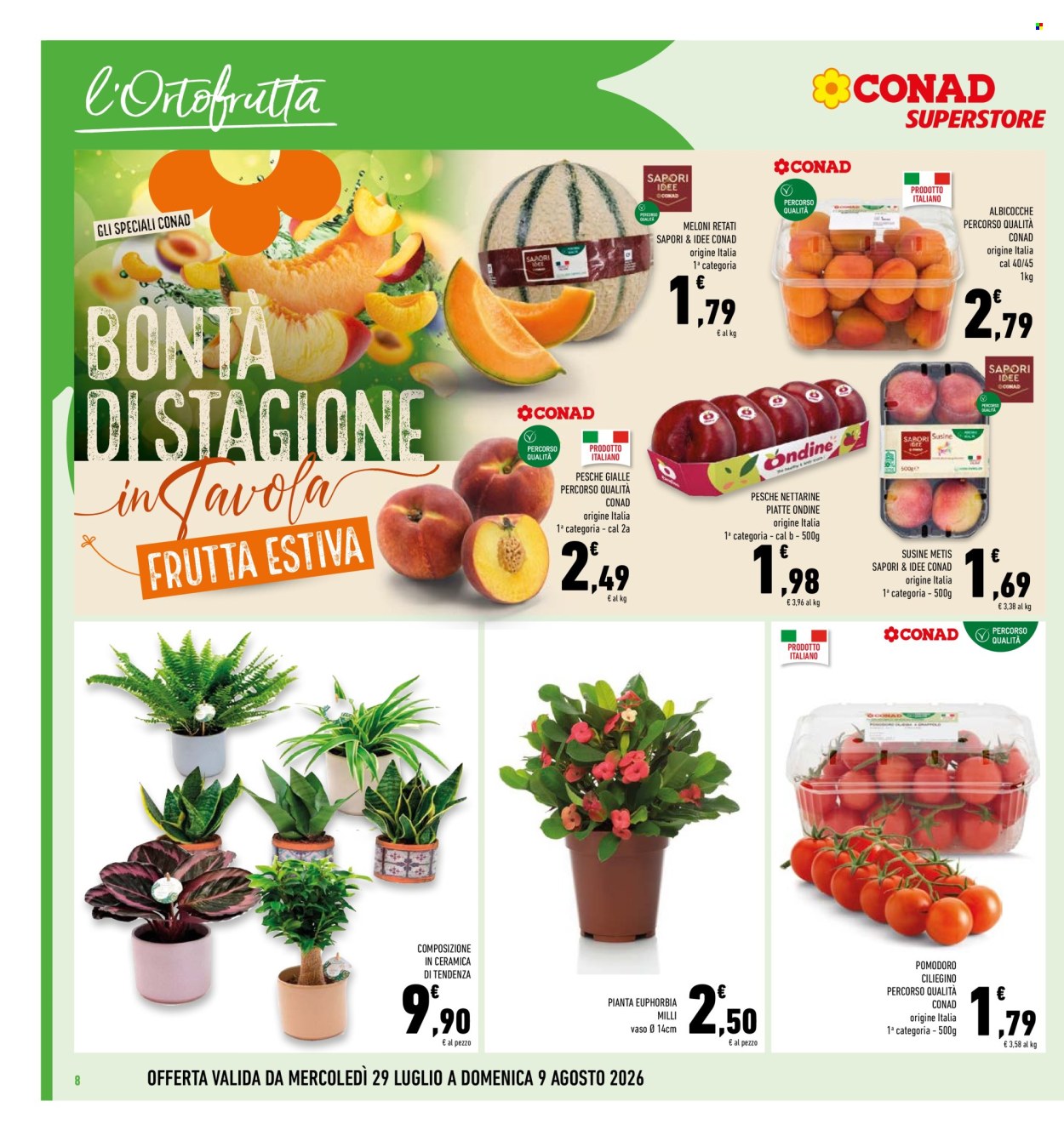 Volantino Conad - 29/7/2026 - 9/8/2026. Pagina 8