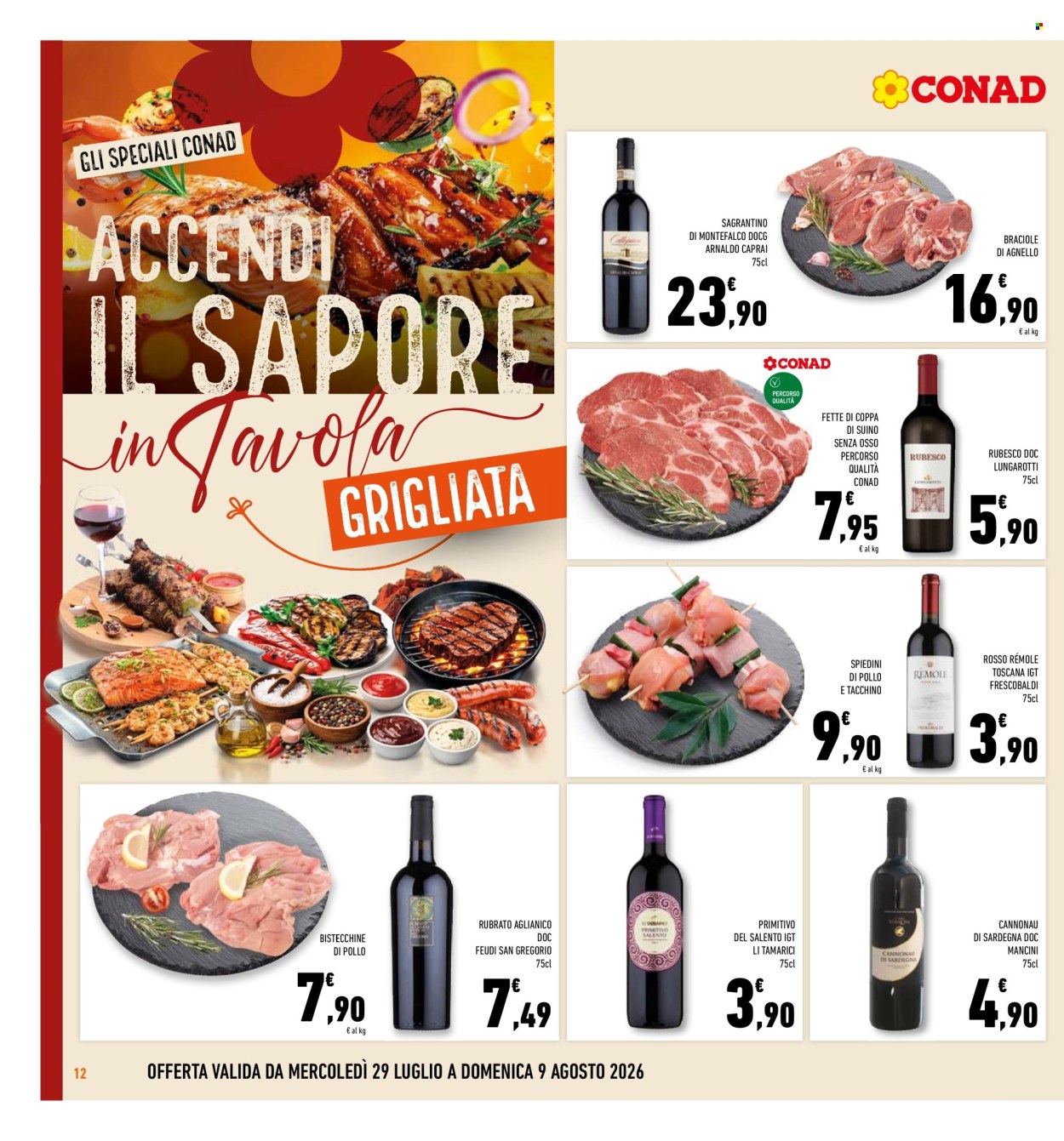 Volantino Conad - 29/7/2026 - 9/8/2026. Pagina 12