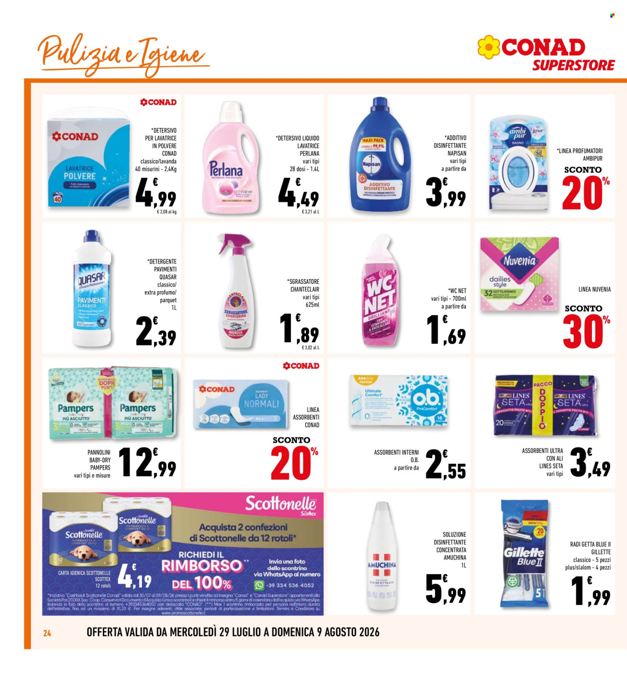 Volantino Conad - 29/7/2026 - 9/8/2026. Pagina 24