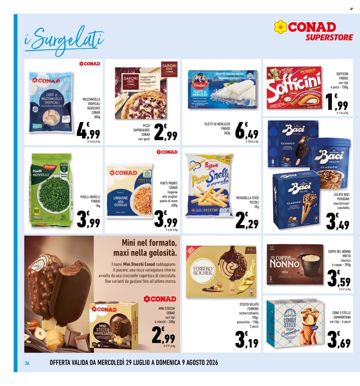 Volantino Conad - 29/7/2026 - 9/8/2026. Pagina 26