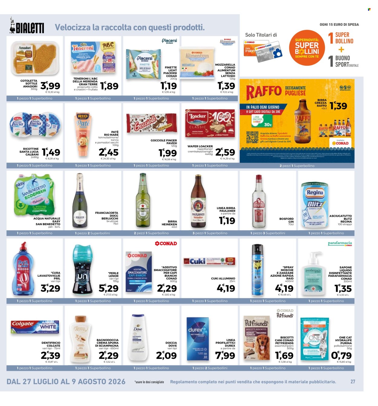 Volantino Conad - 29/7/2026 - 9/8/2026. Pagina 27