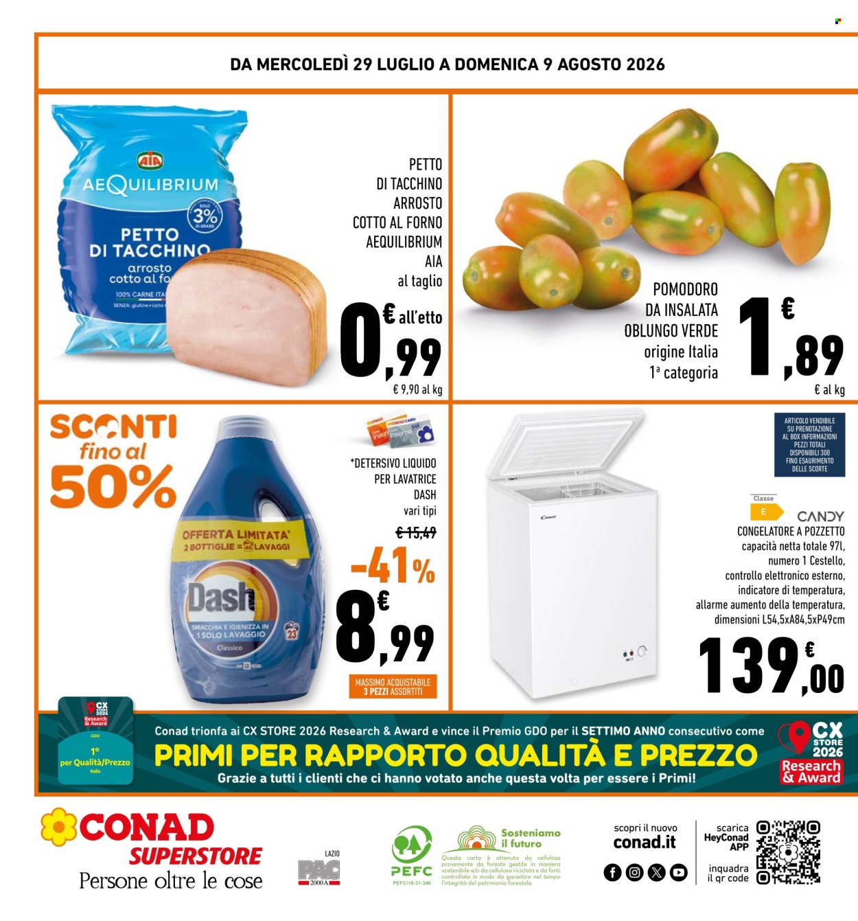 Volantino Conad - 29/7/2026 - 9/8/2026. Pagina 32
