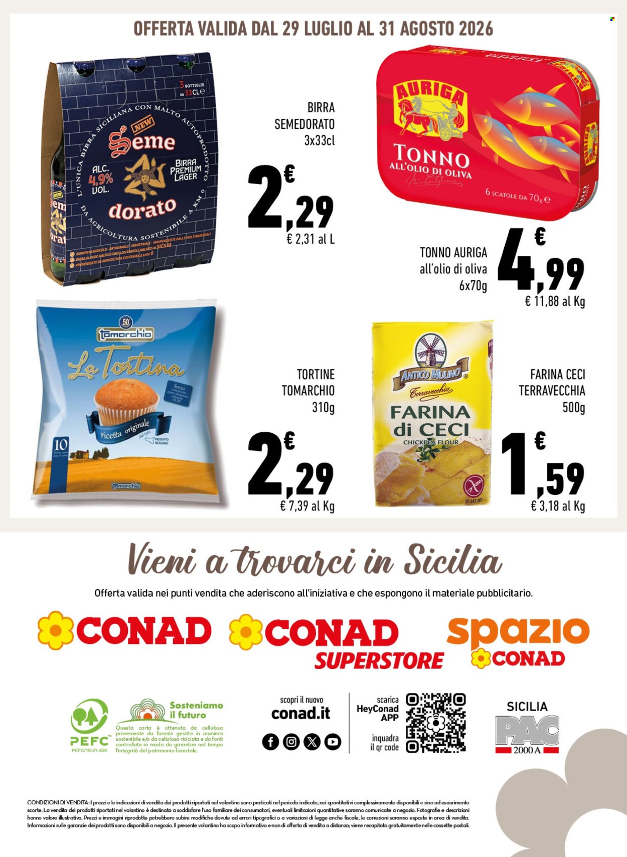 Leták Conad - 29.7.2026 - 31.8.2026. Strana 12