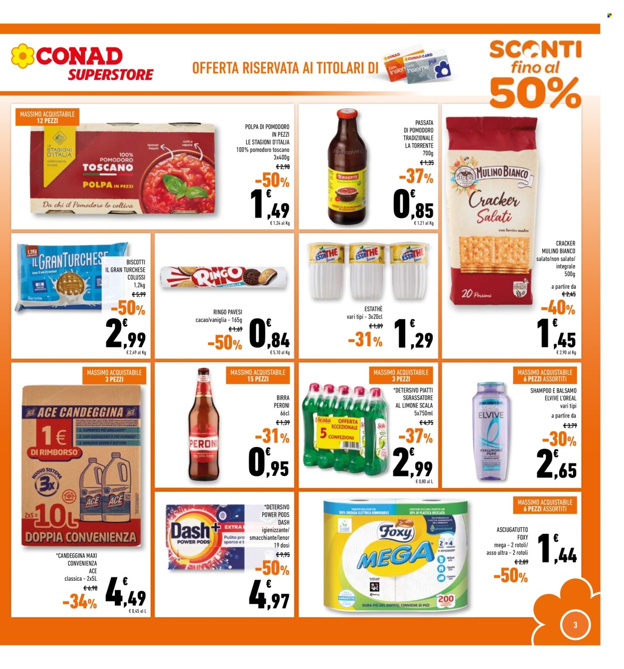 Volantino Conad Superstore - 29/7/2026 - 9/8/2026. Pagina 3