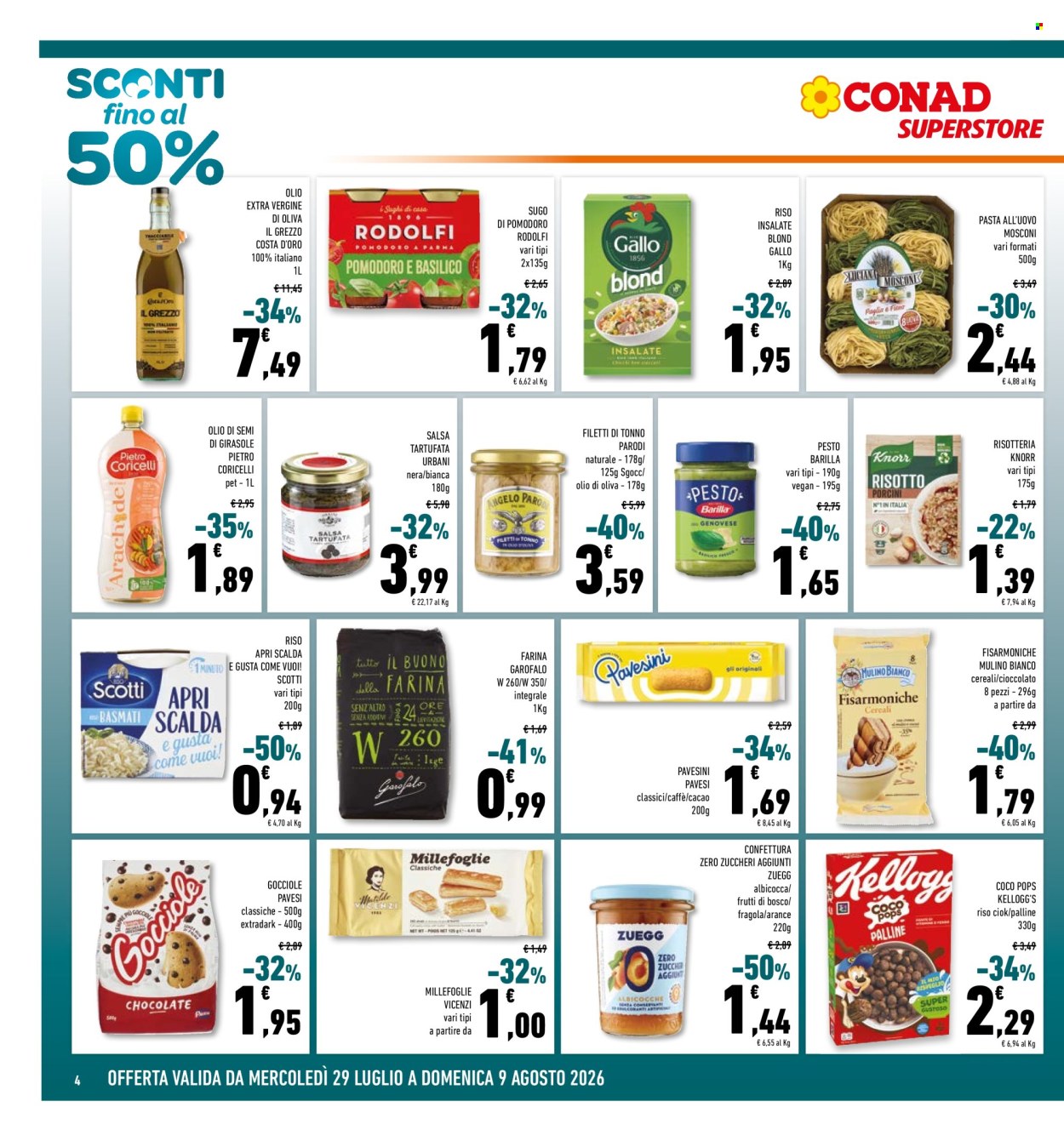 Volantino Conad Superstore - 29/7/2026 - 9/8/2026. Pagina 4