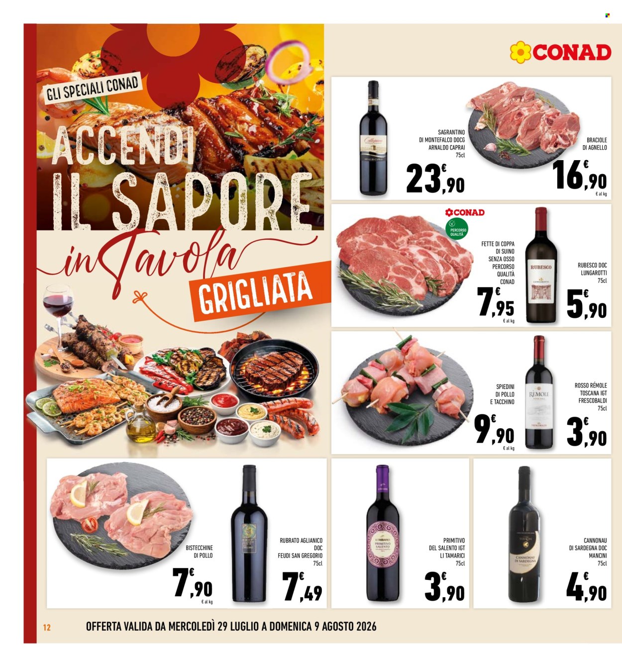 Volantino Conad Superstore - 29/7/2026 - 9/8/2026. Pagina 12