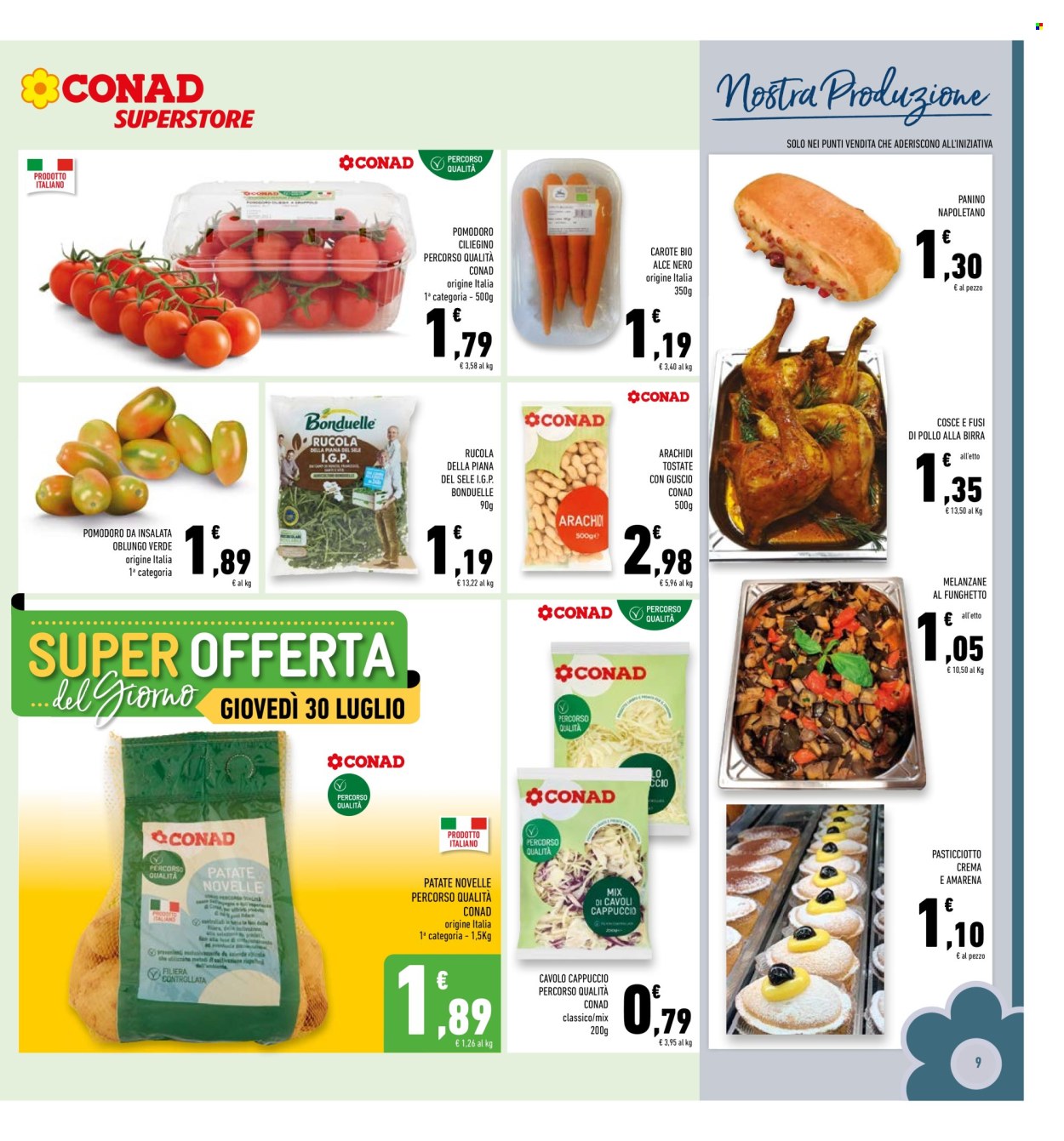 Volantino Conad - 29/7/2026 - 9/8/2026. Pagina 9