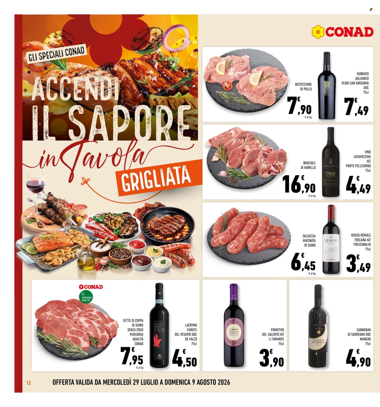 Volantino Conad - 29/7/2026 - 9/8/2026. Pagina 12