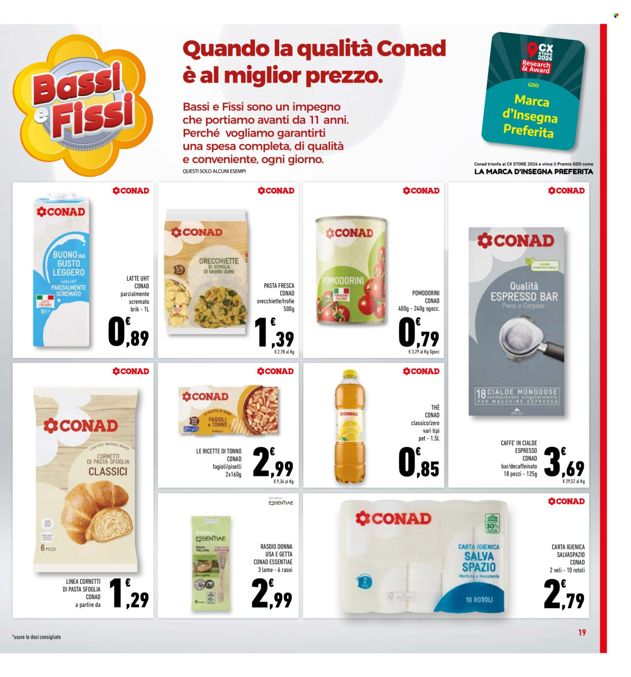 Volantino Conad - 29/7/2026 - 9/8/2026. Pagina 19