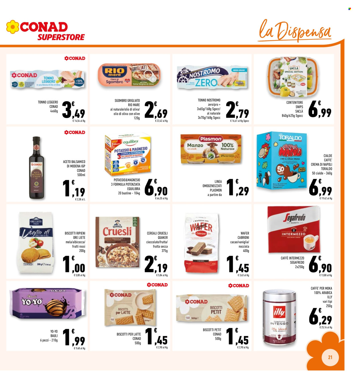 Volantino Conad - 29/7/2026 - 9/8/2026. Pagina 21