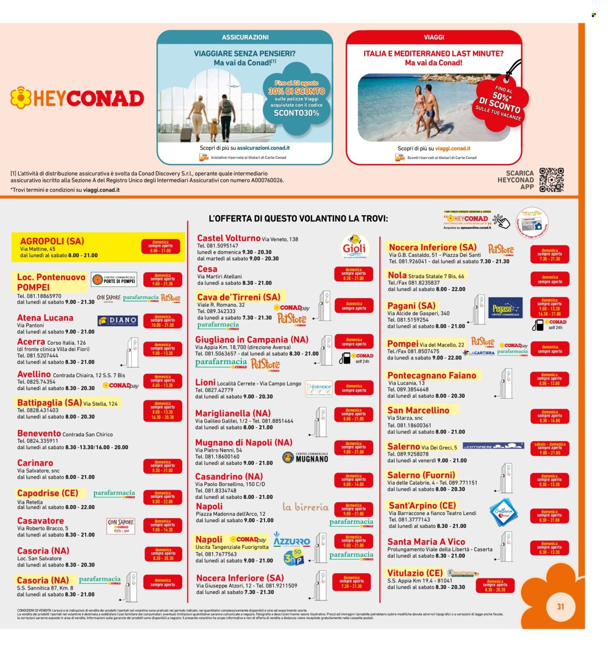 Volantino Conad - 29/7/2026 - 9/8/2026. Pagina 31