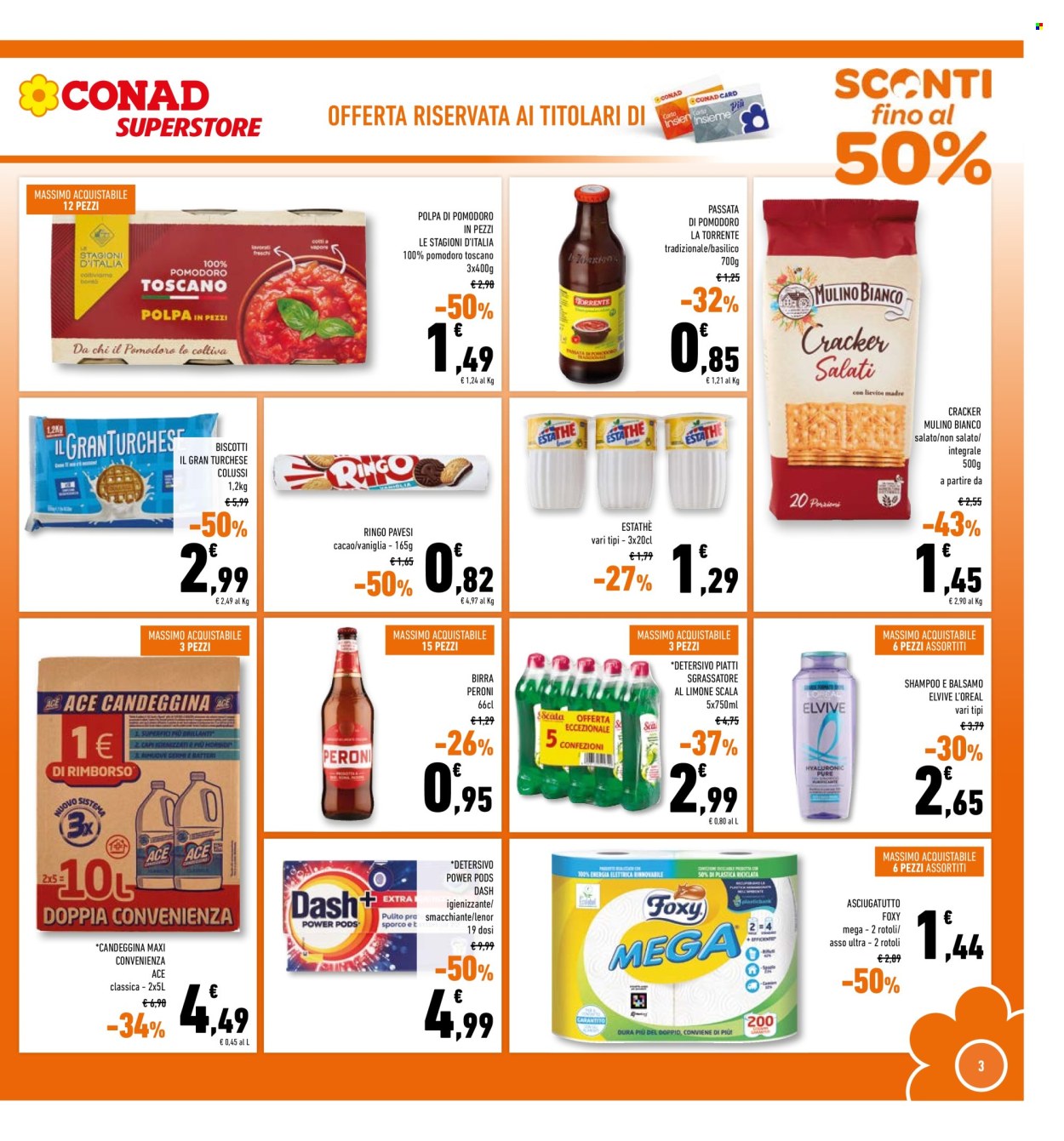 Volantino Conad Superstore - 29/7/2026 - 9/8/2026. Pagina 3