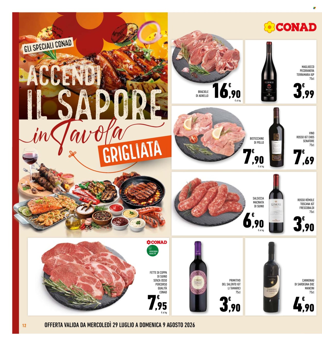 Volantino Conad Superstore - 29/7/2026 - 9/8/2026. Pagina 12