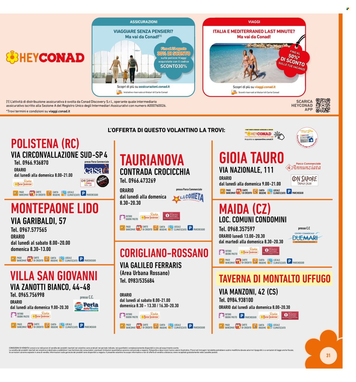 Volantino Conad Superstore - 29/7/2026 - 9/8/2026. Pagina 31