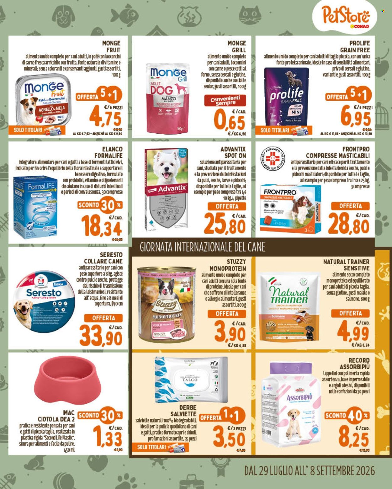 Leták Pet Store Conad - 29.7.2026 - 8.9.2026. Strana 3
