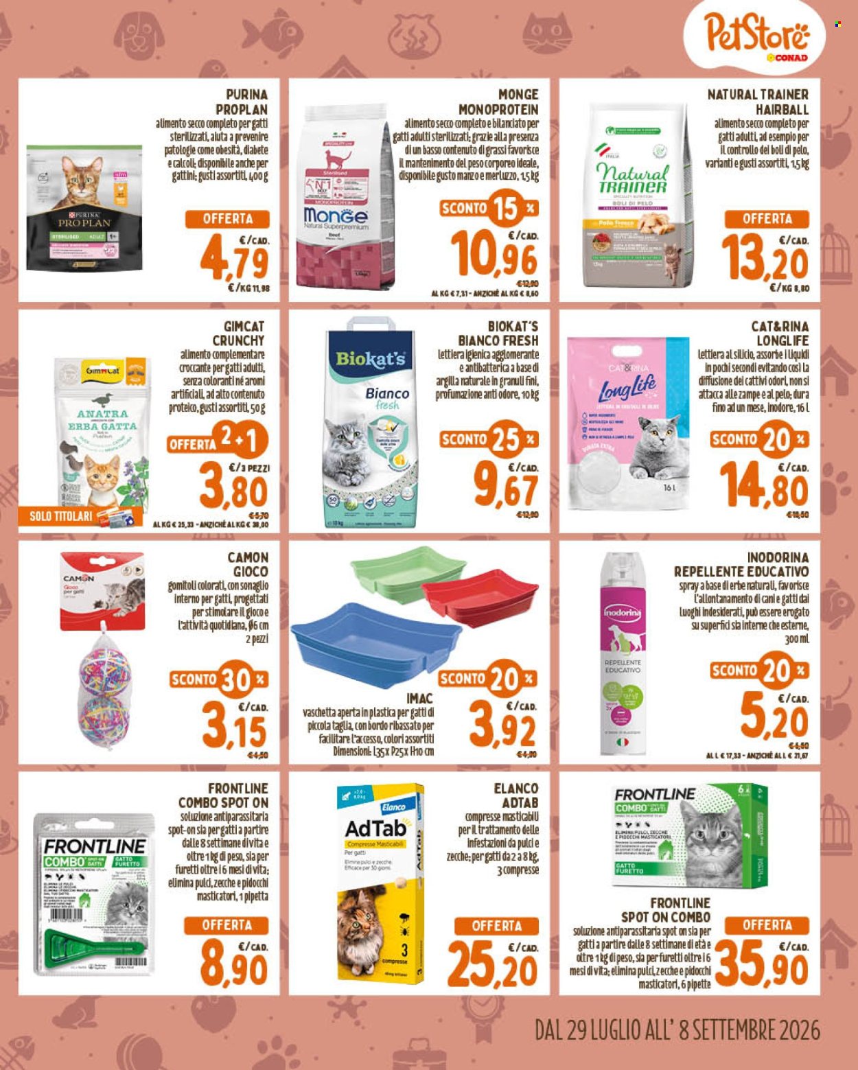 Leták Pet Store Conad - 29.7.2026 - 8.9.2026. Strana 5