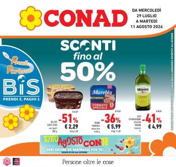 Volantino Conad - 29/7/2026 - 11/8/2026.