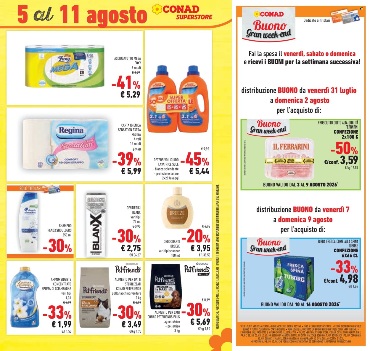 Volantino Conad Superstore - 29/7/2026 - 11/8/2026. Pagina 41