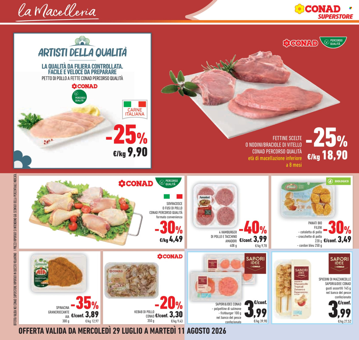 Volantino Conad Superstore - 29/7/2026 - 11/8/2026. Pagina 10