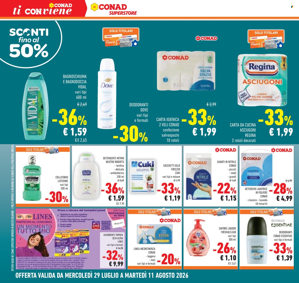 Volantino Conad Superstore - 29/7/2026 - 11/8/2026. Pagina 24