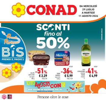 Volantino Conad - 29/7/2026 - 11/8/2026.