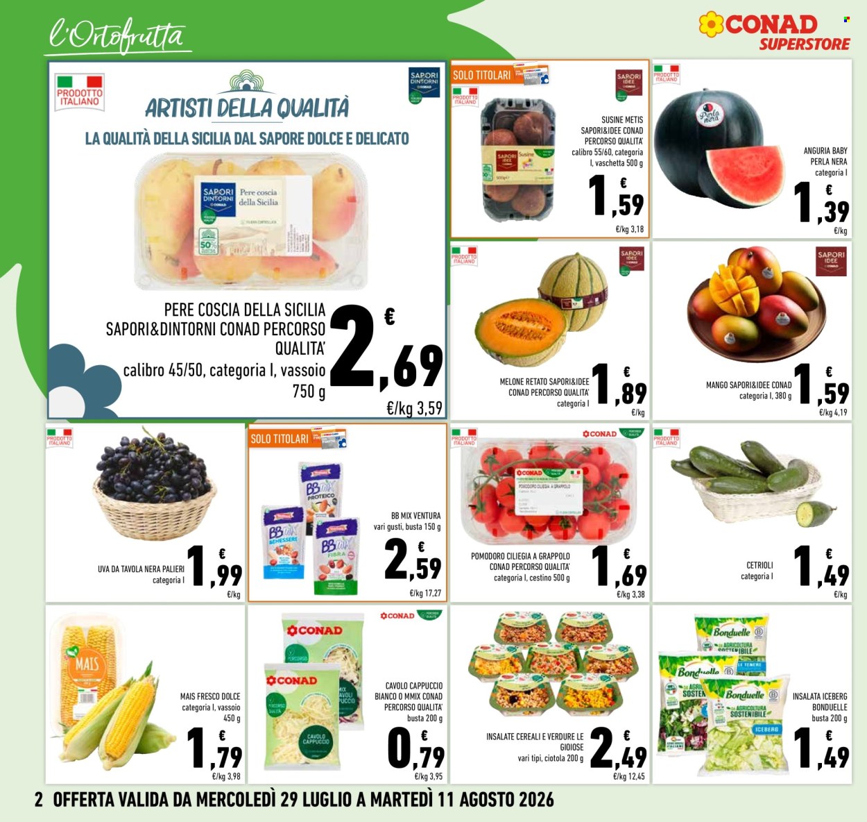 Volantino Conad Superstore - 29/7/2026 - 11/8/2026. Pagina 2