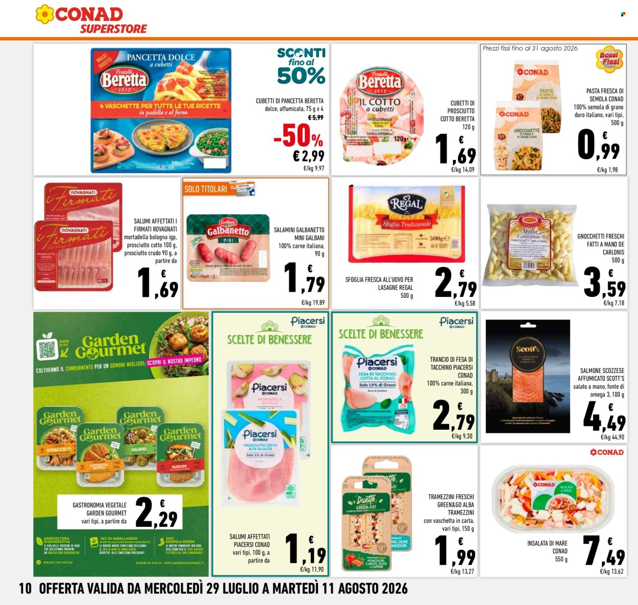 Volantino Conad Superstore - 29/7/2026 - 11/8/2026. Pagina 10