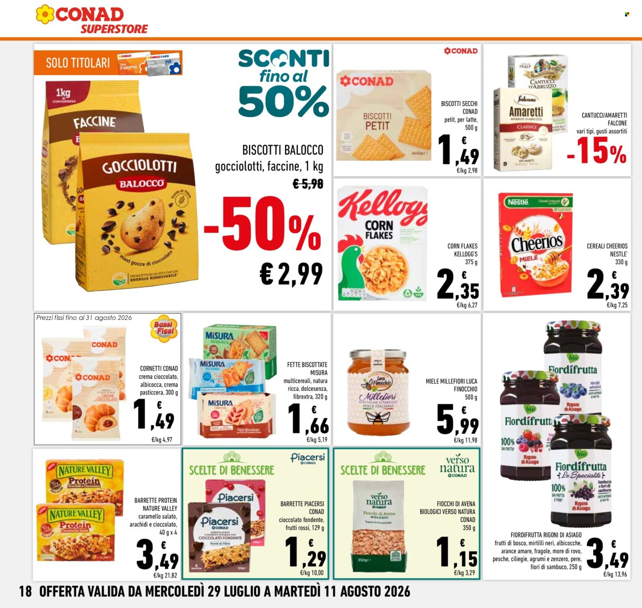 Volantino Conad Superstore - 29/7/2026 - 11/8/2026. Pagina 18