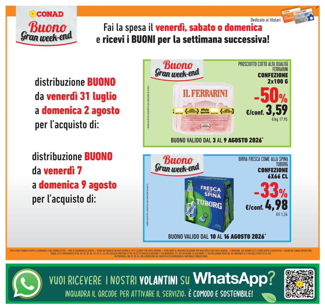Volantino Conad - 29/7/2026 - 11/8/2026. Pagina 40