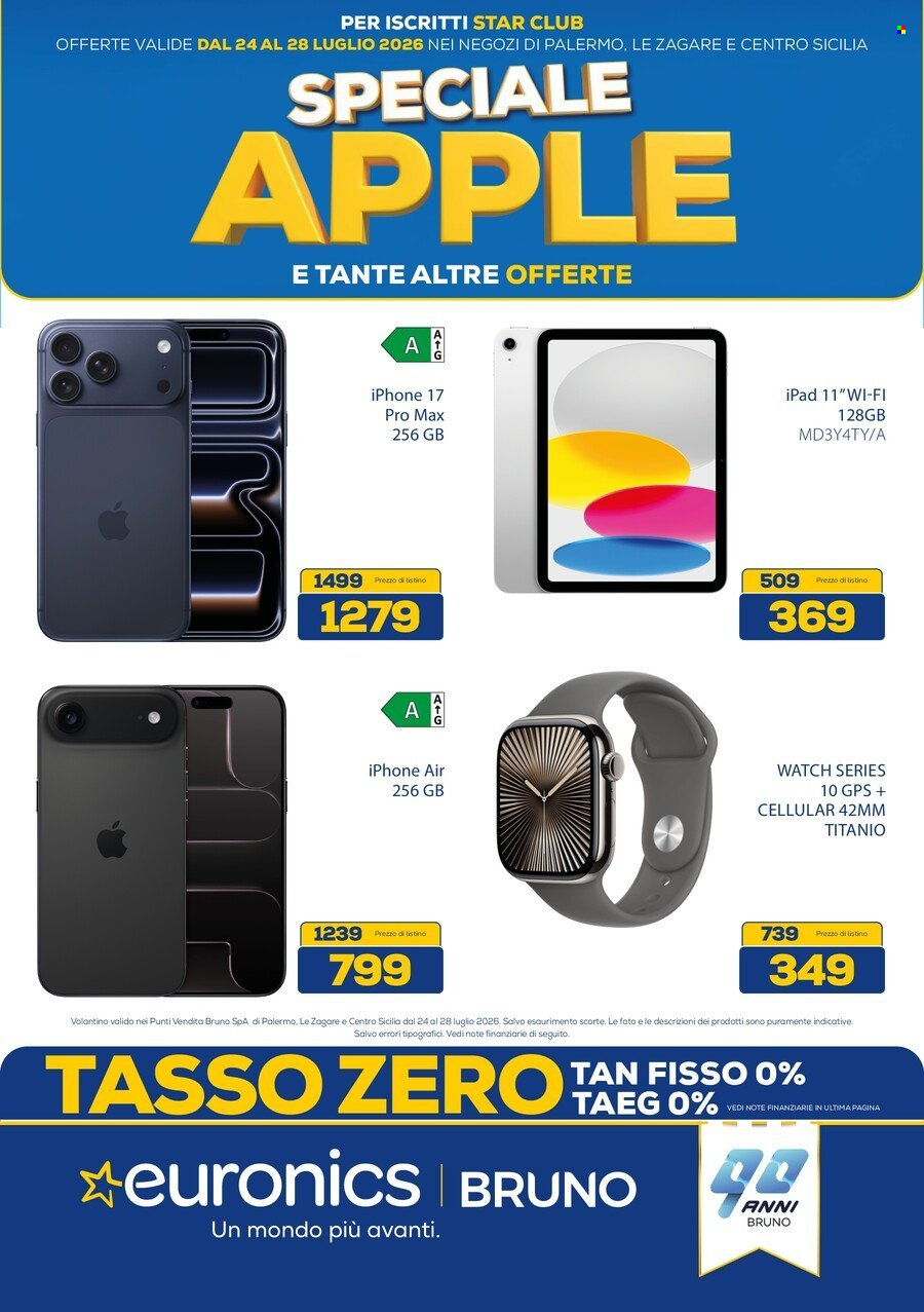 Volantino Euronics - 23/7/2026 - 29/7/2026. Pagina 1
