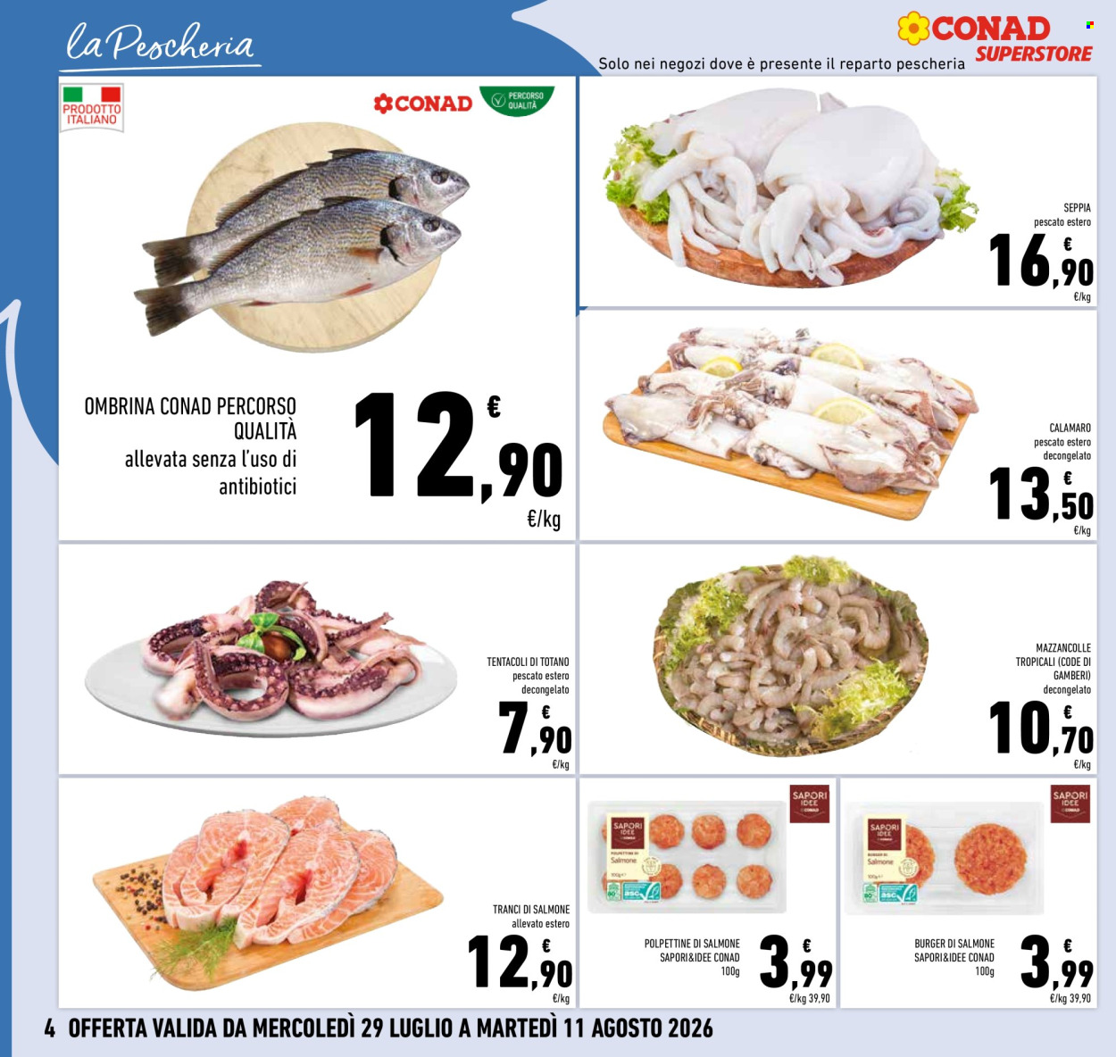 Volantino Conad Superstore - 29/7/2026 - 11/8/2026. Pagina 4