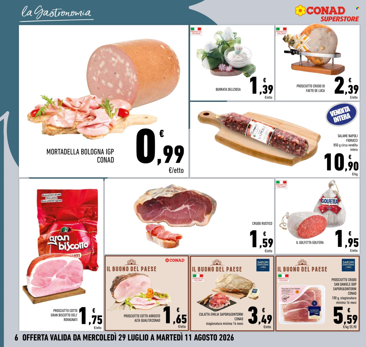 Volantino Conad Superstore - 29/7/2026 - 11/8/2026. Pagina 6