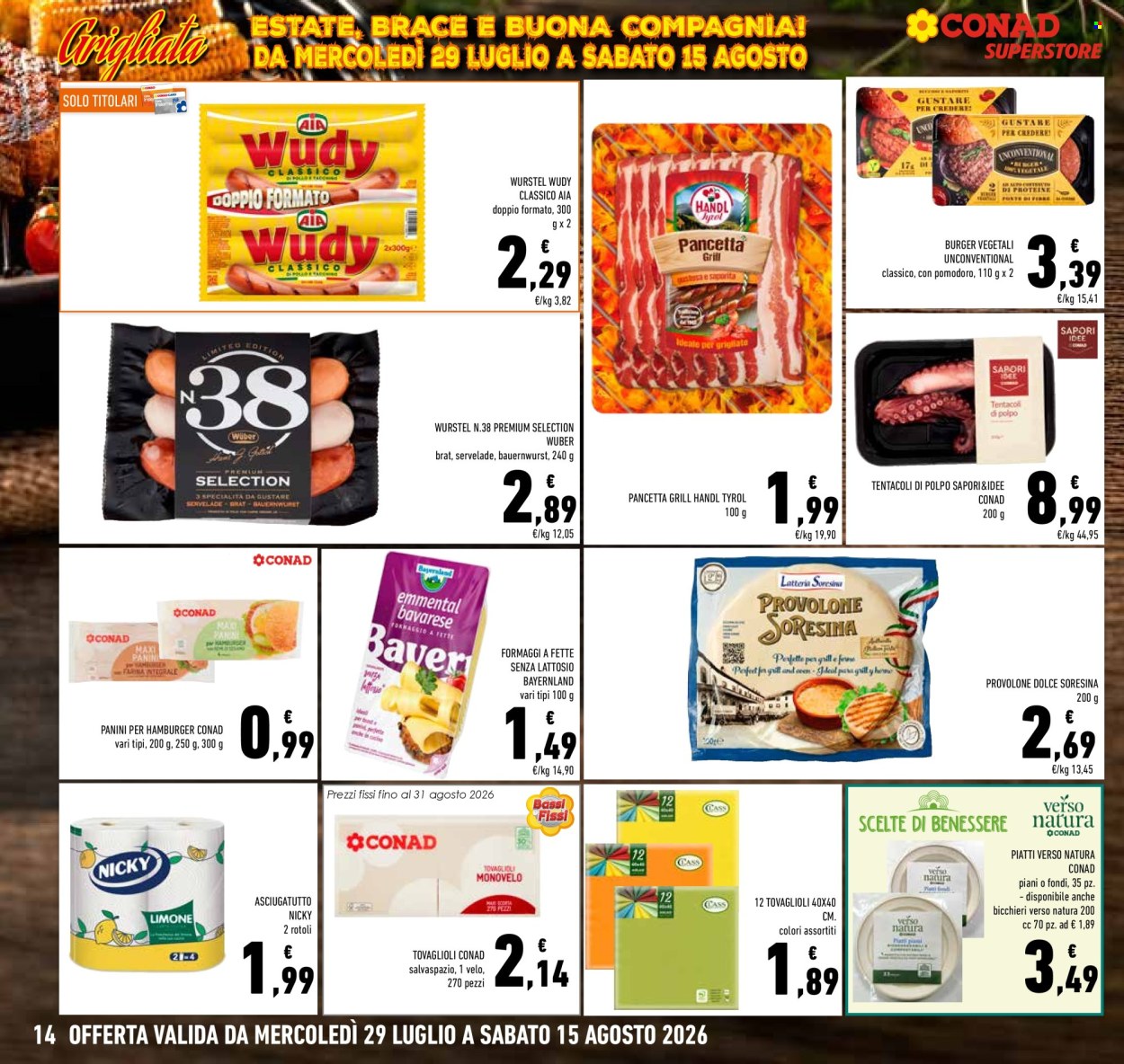 Volantino Conad Superstore - 29/7/2026 - 11/8/2026. Pagina 14