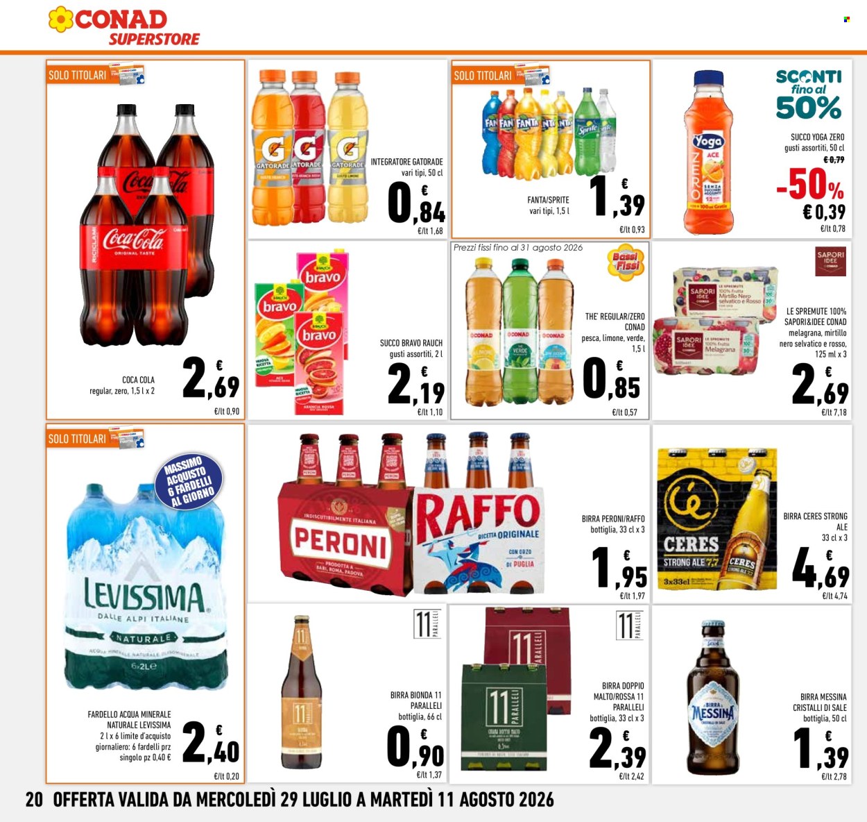 Volantino Conad Superstore - 29/7/2026 - 11/8/2026. Pagina 20