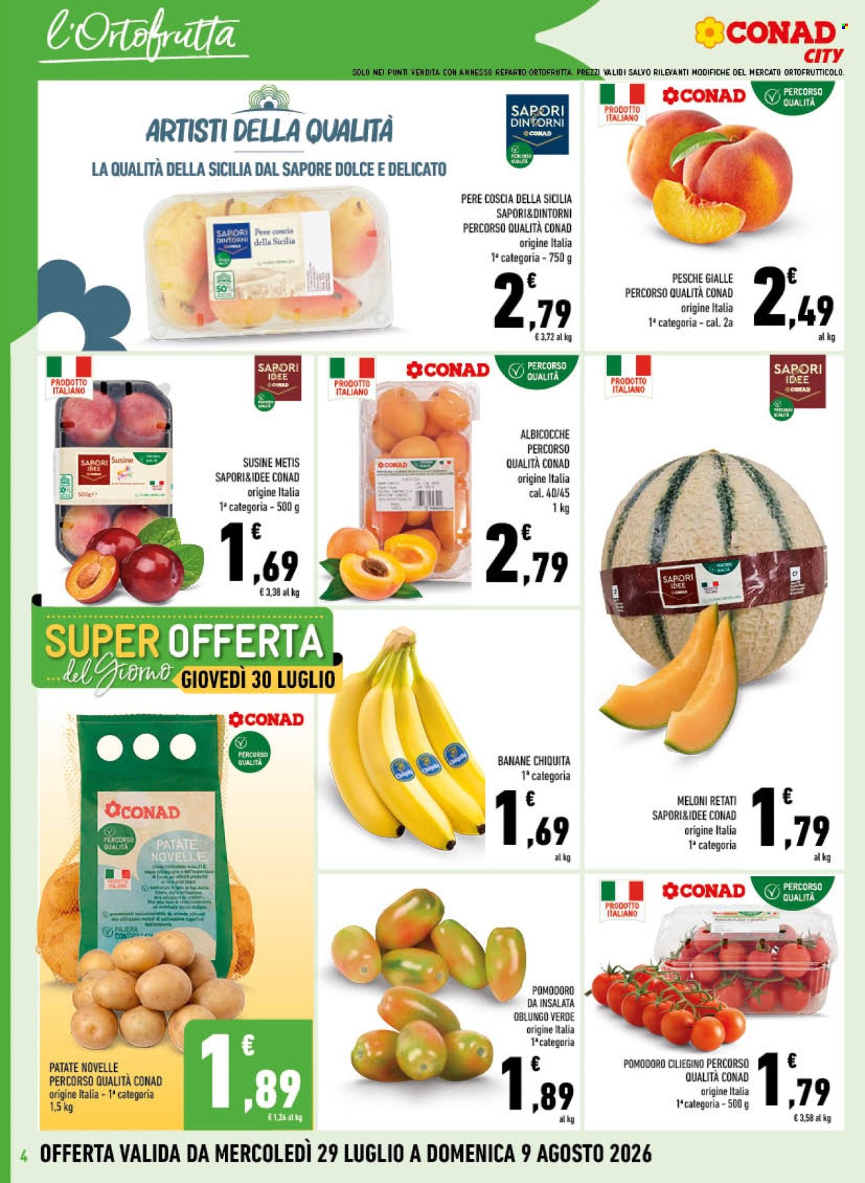 Volantino Conad - 29/7/2026 - 9/8/2026. Pagina 4