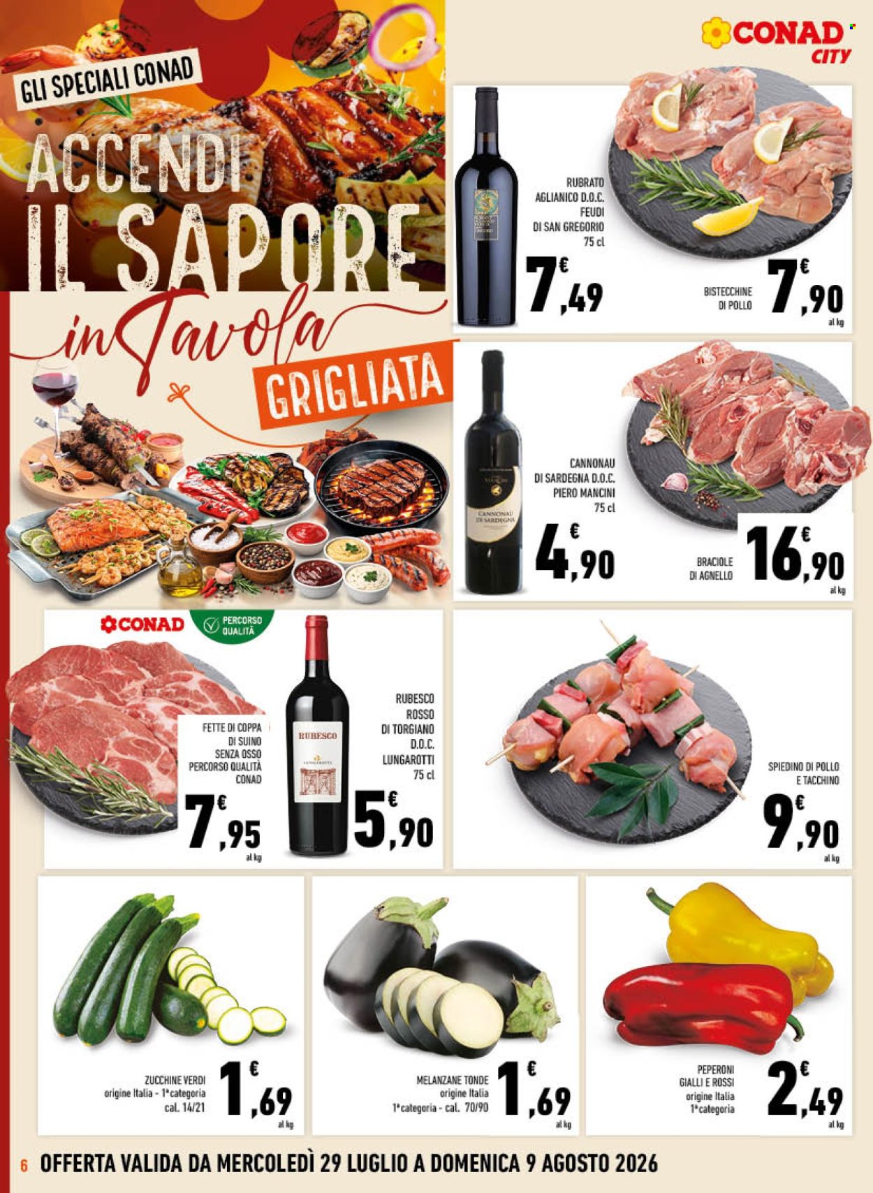 Volantino Conad - 29/7/2026 - 9/8/2026. Pagina 6