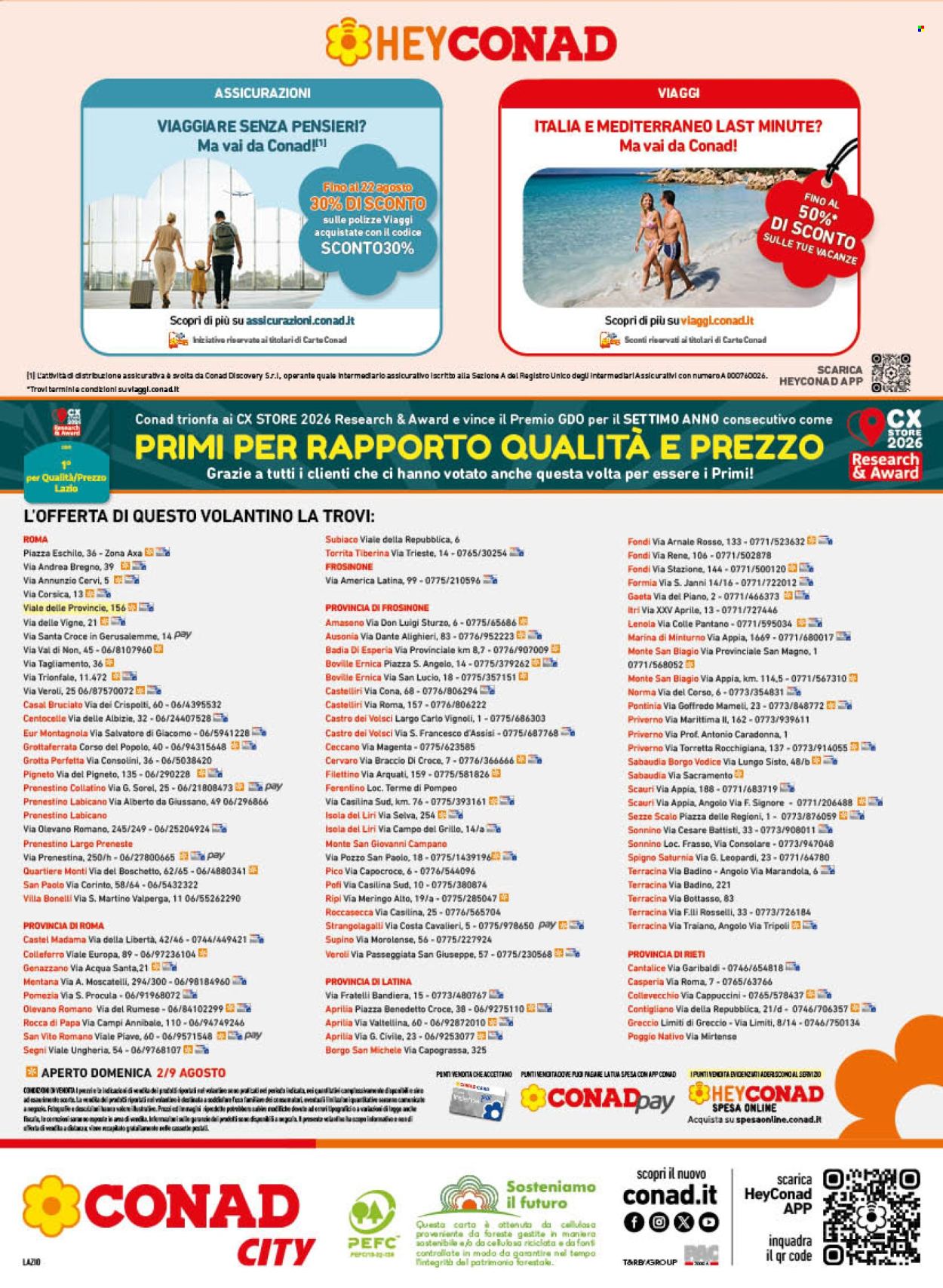 Volantino Conad - 29/7/2026 - 9/8/2026. Pagina 16
