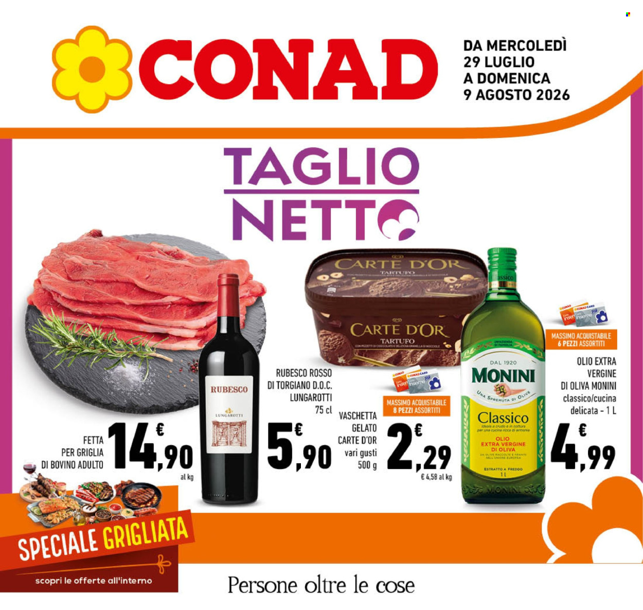 Volantino Conad - 29/7/2026 - 9/8/2026. Pagina 1