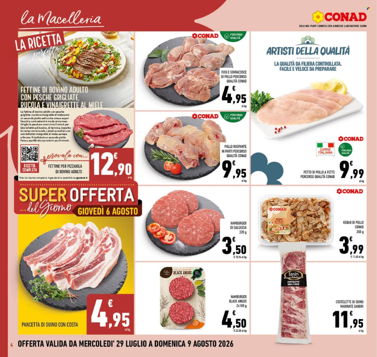 Volantino Conad - 29/7/2026 - 9/8/2026. Pagina 4