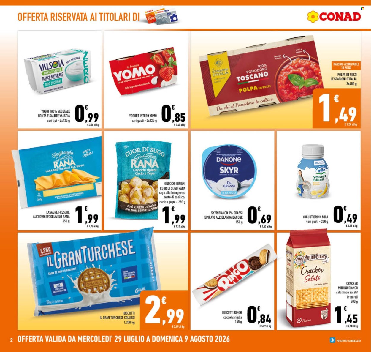 Volantino Conad - 29/7/2026 - 9/8/2026. Pagina 2