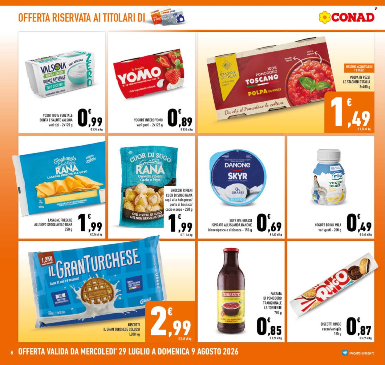 Volantino Conad - 29/7/2026 - 9/8/2026. Pagina 6