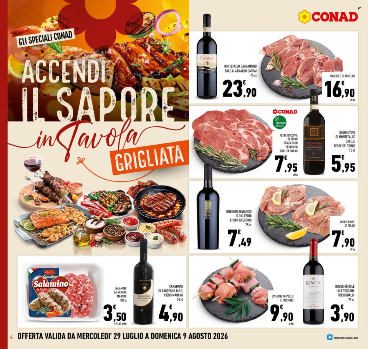 Volantino Conad - 29/7/2026 - 9/8/2026. Pagina 4