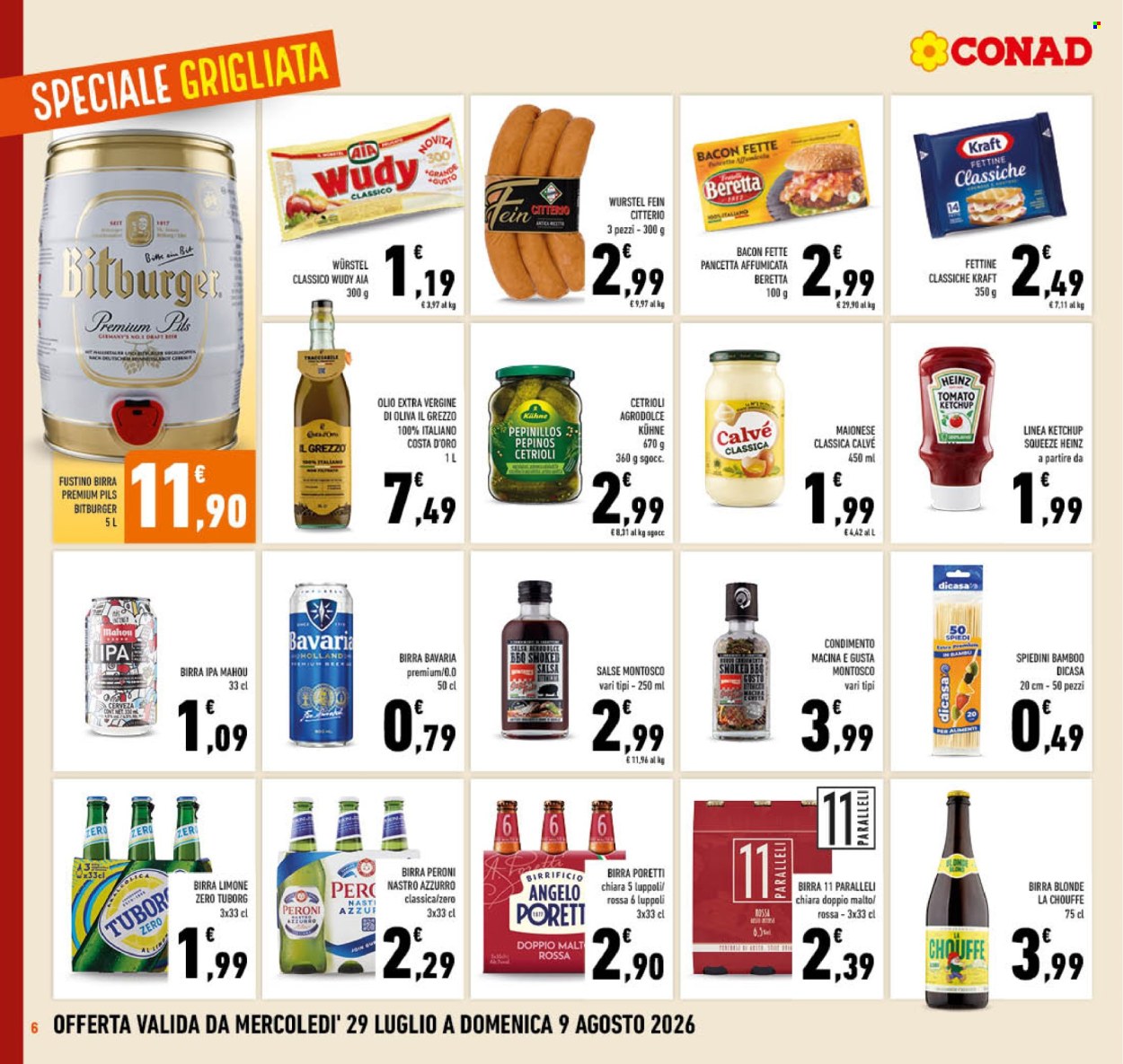 Volantino Conad - 29/7/2026 - 9/8/2026. Pagina 6
