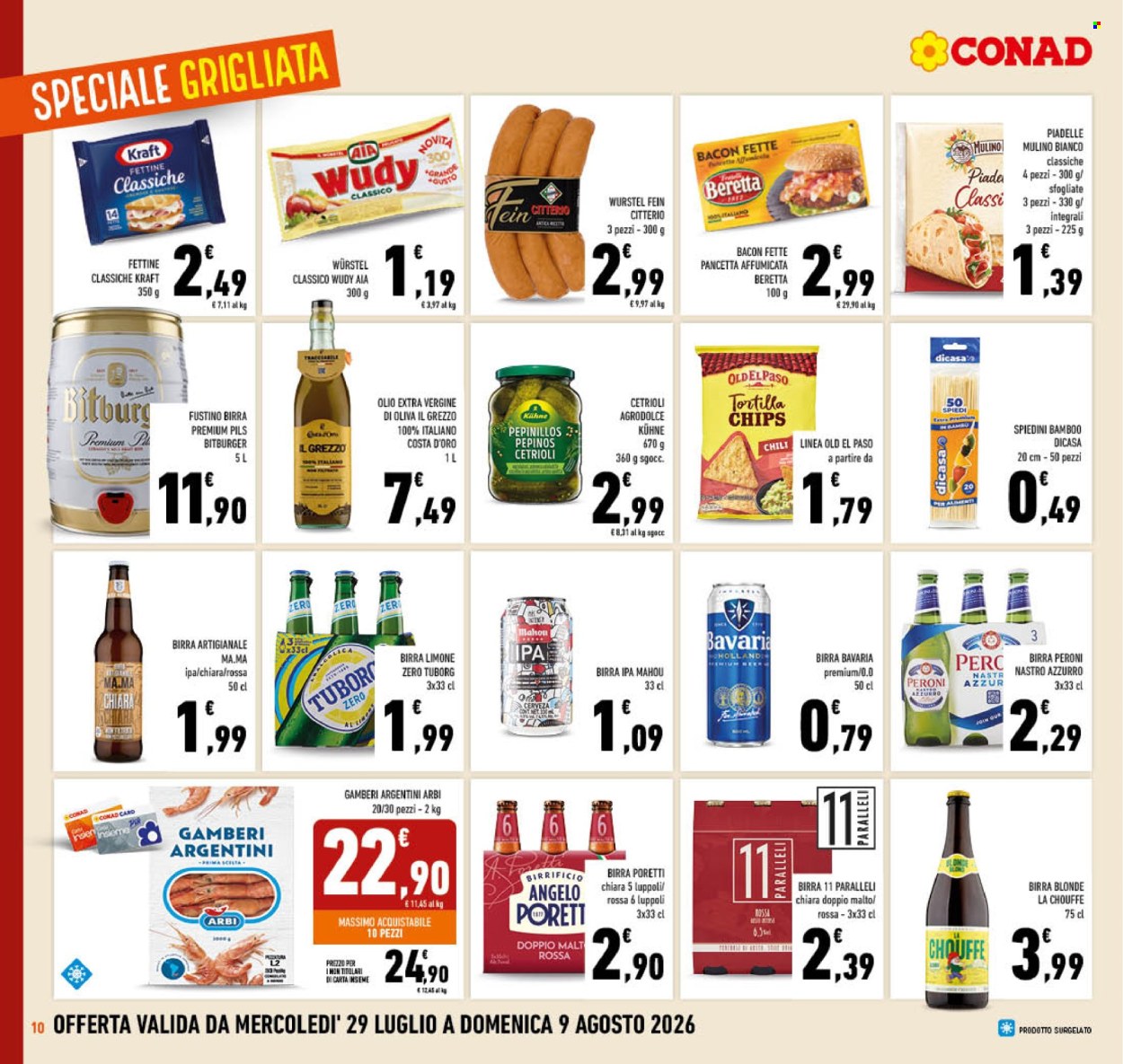 Volantino Conad - 29/7/2026 - 9/8/2026. Pagina 10