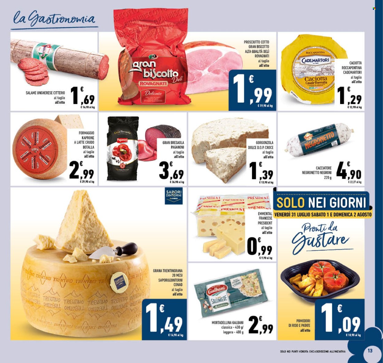 Volantino Conad - 29/7/2026 - 9/8/2026. Pagina 13