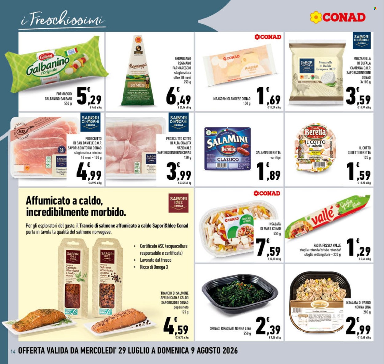 Volantino Conad - 29/7/2026 - 9/8/2026. Pagina 14