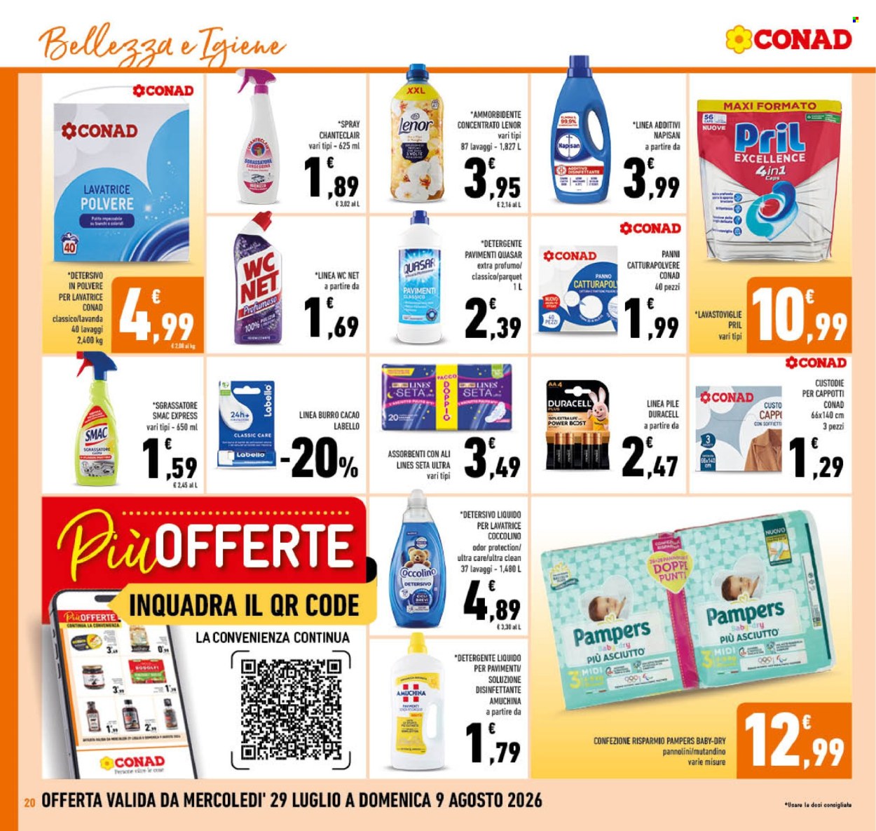 Volantino Conad - 29/7/2026 - 9/8/2026. Pagina 20