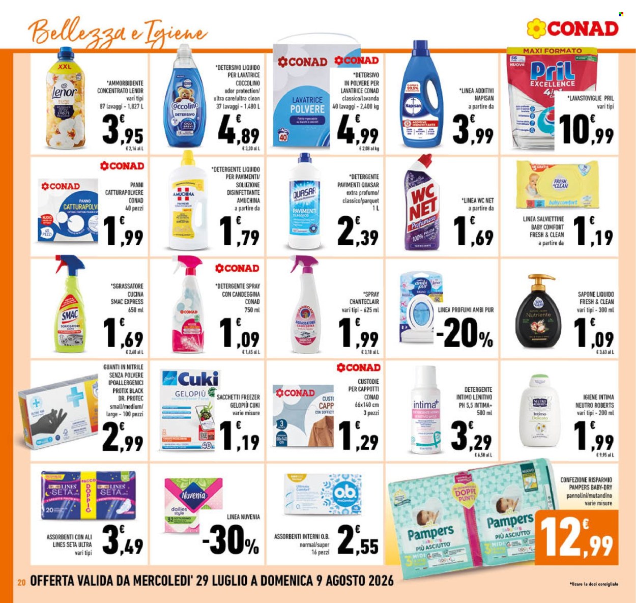 Volantino Conad - 29/7/2026 - 9/8/2026. Pagina 20