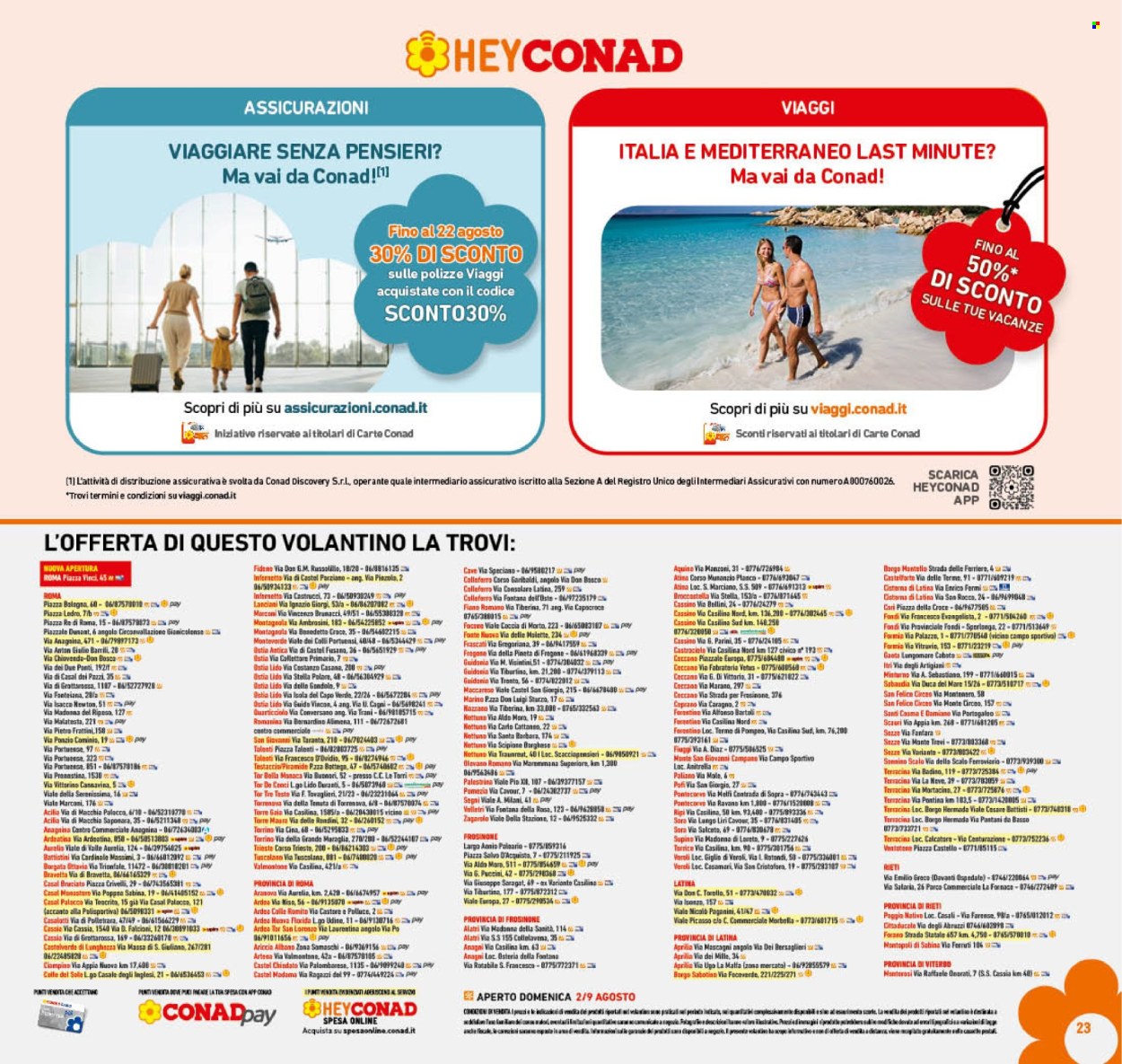 Volantino Conad - 29/7/2026 - 9/8/2026. Pagina 23
